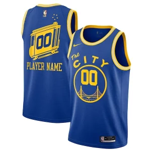 Golden State Warriors Nike 2020/21 Hardwood Classics Fabulous Swingman Custom Jersey Blue Perfect for Game Day