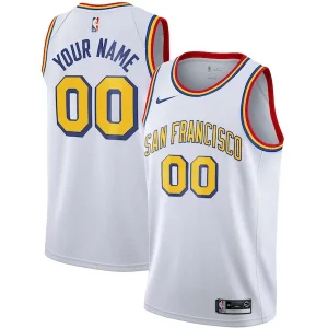 Golden State Warriors Nike Unisex 2019/20 Trendy Custom Swingman Jersey White Classic Edition Perfect for Game Day