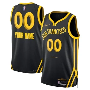 Golden State Warriors Nike Unisex 2023/24 Custom Swingman Jersey Trendy Black City Edition Must - Have for Jerseys Lovers