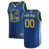 Golden State Warriors Youth 2019/20 Fast Break Custom Replica Jersey Royal Stylish Icon Edition Ideal for Collectors