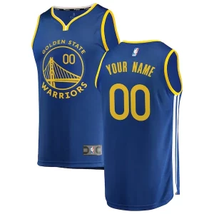 Golden State Warriors Youth 2019/20 Fast Break Custom Replica Jersey Royal Stylish Icon Edition Ideal for Collectors