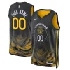 Golden Stylish State Warriors Nike Unisex 2022/23 Swingman Custom Jersey City Edition Black Great for Fans