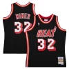 Harold Miner Miami Stylish Heat 1992/93 Hardwood Classics Swingman Throwback Jersey Black Great for Fans