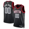 Houston Elegant Rockets Jordan Brand Unisex 2022/23 Swingman Custom Jersey Statement Edition Black Ideal for Collectors