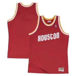 Houston Rockets Eye - catching 1996 97 Hardwood Classics Swingman Jersey Red for Basketball Enthusiasts