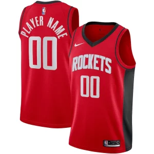 Houston Rockets Nike 2020/21 Swingman Custom Jersey Elegant Icon Edition Red Ideal for Collectors