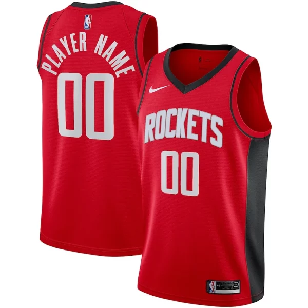 Houston Rockets Nike 2020/21 Swingman Custom Jersey Elegant Icon Edition Red Ideal for Collectors