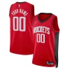 Houston Rockets Nike 2021/22 Diamond Swingman Custom Jersey Icon Gorgeous Edition Red Ideal for Collectors