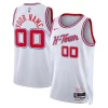 Houston Rockets Nike Unisex 2023/24 Custom Swingman Jersey White City Edition Fabulous Ideal for Collectors