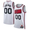 Houston Trendy Rockets Nike Unisex 2024/25 Custom Swingman Jersey City Edition White Must - Have for Jerseys Lovers