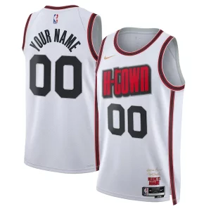 Houston Trendy Rockets Nike Unisex 2024/25 Custom Swingman Jersey City Edition White Must - Have for Jerseys Lovers
