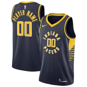 Indiana Chic Pacers Nike 2020/21 Swingman Custom Jersey Icon Edition Navy Great for Fans