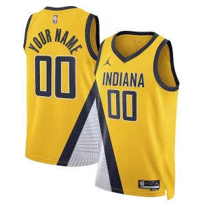 Indiana Pacers Jordan Brand Unisex 2022/23 Swingman Eye - catching Custom Jersey Statement Edition Yellow for Basketball Enthusiasts