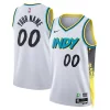 Indiana Pacers Nike Gorgeous Unisex 2024/25 Custom Swingman Jersey City Edition White for Basketball Enthusiasts