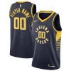 Indiana Pacers Nike Swingman Custom Jersey Fabulous Navy Icon Edition Must - Have for Jerseys Lovers