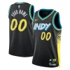Indiana Pacers Nike Unisex 2023/24 Custom Swingman Jersey Trendy Black City Edition for Basketball Enthusiasts