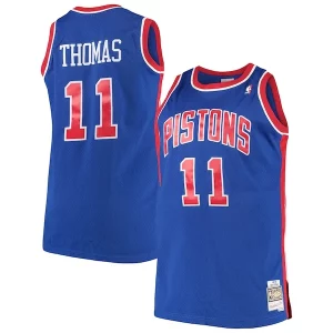 Isaiah Thomas Detroit Pistons 1988/89 Big Unique & Tall Hardwood Classics Swingman Jersey Royal Ideal for Collectors