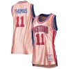 Isiah Thomas Detroit Pistons Women's 75th Anniversary Rose Gold 1982 Swingman Fabulous Jersey Pink for Basketball Enthusiasts