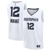Ja Morant Memphis Grizzlies Fast Break Gorgeous Replica Player Jersey Association Edition White Ideal for Collectors