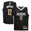 Ja Morant Memphis Grizzlies Nike Eye - catching Preschool Swingman Replica Jersey City Edition Black Ideal for Collectors