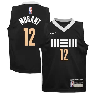 Ja Morant Memphis Grizzlies Nike Toddler Swingman Replica Jersey City Edition Black Chic Perfect for Game Day