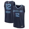 Ja Morant Memphis Grizzlies Youth Fast Gorgeous Break Replica Player Jersey Icon Edition Navy Perfect for Game Day