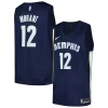 Ja Stylish Morant Memphis Grizzlies Nike Swingman Player Jersey Icon Edition Navy Great for Fans