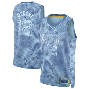 Ja Unique Morant Memphis Grizzlies Nike Unisex Select Series Swingman Jersey Light Blue Perfect for Game Day