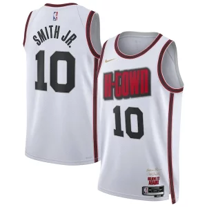 Jabari Smith Jr. Houston Gorgeous Rockets Nike Unisex 2024/25 Swingman Player Jersey City Edition White Ideal for Collectors