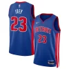 Jaden Ivey Detroit Pistons Nike Unisex 2022 NBA Draft First Round Pick Swingman Jersey Gorgeous Icon Edition Blue for Basketball Enthusiasts