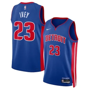 Jaden Ivey Detroit Pistons Nike Unisex 2022 NBA Draft First Round Pick Swingman Jersey Gorgeous Icon Edition Blue for Basketball Enthusiasts