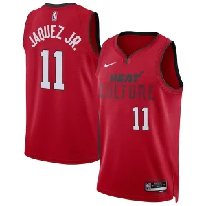 Jaime Jaquez Jr. Miami Heat Nike Unisex 2024/25 Swingman Fabulous Player Jersey City Edition Red Must - Have for Jerseys Lovers