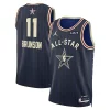 Jalen Brunson Jordan Brand Unisex Premium 2024 NBA All Star Game Swingman Jersey Navy Perfect for Game Day