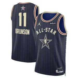 Jalen Brunson Jordan Brand Unisex Premium 2024 NBA All Star Game Swingman Jersey Navy Perfect for Game Day