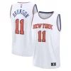 Jalen Brunson New York Knicks Fast Break Replica Player Elegant Jersey Association Edition White Must - Have for Jerseys Lovers