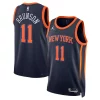 Jalen Brunson New York Knicks Jordan Brand Unisex Swingman Player Jersey Statement Edition Premium Navy Ideal for Collectors