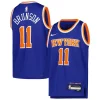 Jalen Brunson New York Knicks Nike Eye - catching Youth Swingman Jersey Icon Edition Blue Ideal for Collectors