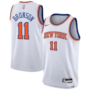 Jalen Brunson New York Knicks Nike Youth Association Swingman Jersey Stylish White Must - Have for Jerseys Lovers