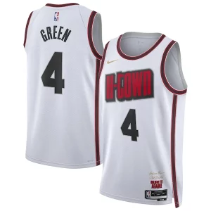 Jalen Green Houston Rockets Nike Unisex Elegant 2024/25 Swingman Player Jersey City Edition White Great for Fans
