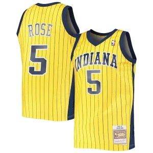 Jalen Premium Rose Indiana Pacers 1999/00 Hardwood Classics Swingman Jersey Gold Great for Fans
