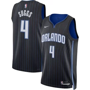 Jalen Trendy Suggs Orlando Magic Nike Unisex Swingman Jersey Icon Edition Black/White Perfect for Game Day
