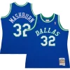 Jamal Mashburn Dallas Mavericks 2001/02 Hardwood Classics Stylish Swingman Jersey Blue for Basketball Enthusiasts