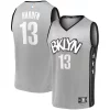 James Harden Brooklyn Nets Fast Break Replica Jersey Gorgeous Charcoal Statement Edition/White Ideal for Collectors