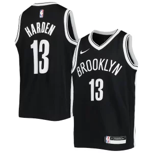 James Harden Brooklyn Nets Nike Chic Youth Swingman Jersey Icon Edition Black Ideal for Collectors