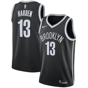James Harden Brooklyn Nets Nike Fabulous 2020/21 Swingman Jersey Black Icon Edition Great for Fans