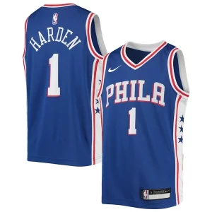 James Harden Philadelphia Gorgeous 76ers Nike Youth Swingman Jersey Icon Edition Royal Great for Fans