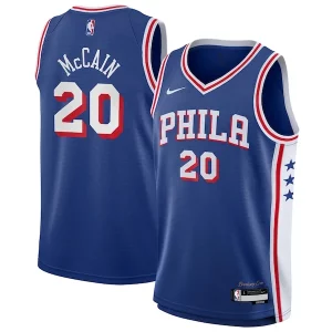Jared McCain Philadelphia 76ers Nike Youth Fabulous Swingman Jersey Icon Edition Royal Ideal for Collectors