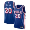 Jared McCain Philadelphia Fabulous 76ers Nike Swingman Jersey Icon Edition Royal Must - Have for Jerseys Lovers
