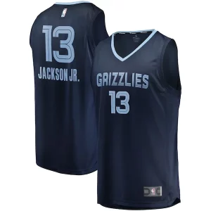 Jaren Jackson Jr. Memphis Grizzlies Replica Fast Break Chic Jersey Navy Icon Edition Must - Have for Jerseys Lovers