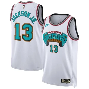 Jaren Jackson Premium Jr. Memphis Grizzlies Nike Unisex 2024/25 Swingman Jersey White Classic Edition Must - Have for Jerseys Lovers